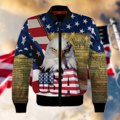 Eagle American Hawaiian Shirt - Independence Day Is Coming 3D All Over Print Tee Shirt, 4Th July Shirts TO0150