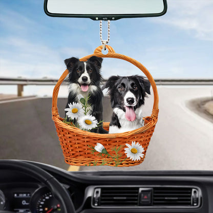 Border Collie God'S Present Car Hanging Ornament Dog Tree Ornaments OO0968