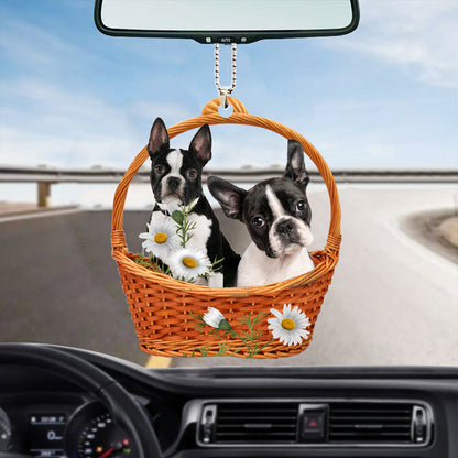 Boston Terrier God'S Gifts Car Hanging Ornament OO0967