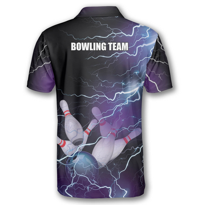 Strike Thunder Lightning Custom Bowling Shirts for Men SO0533