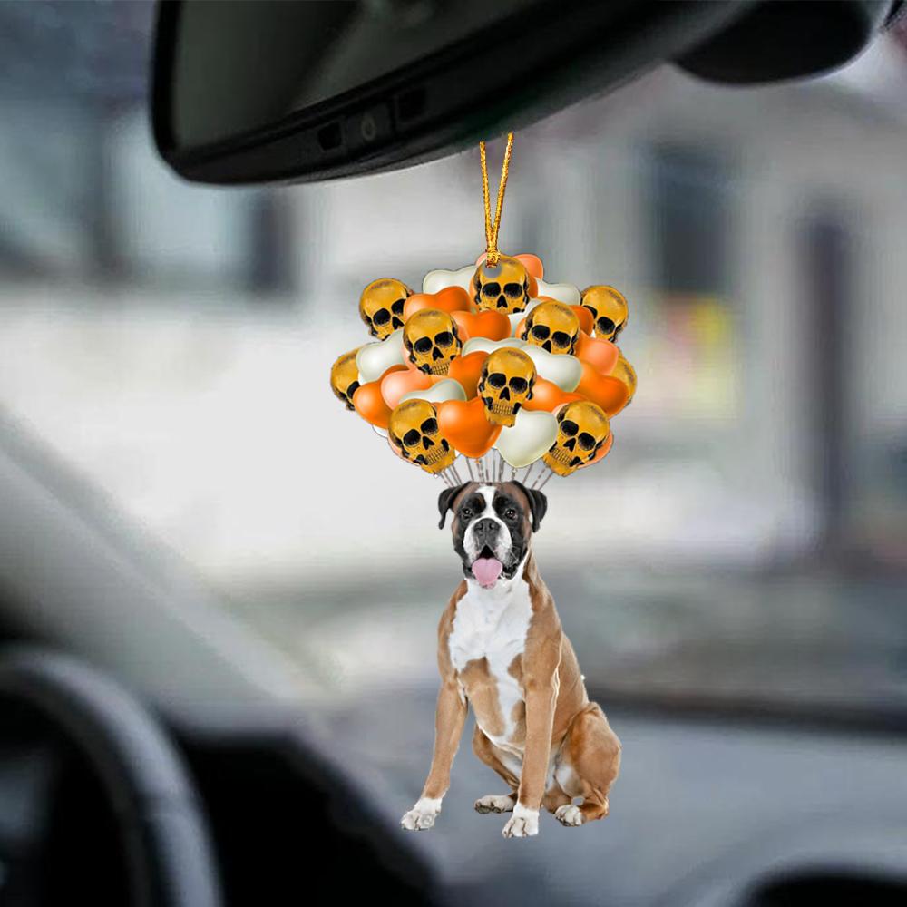 Boxer Halloween Car Ornament Dog Ornament For Halloween OO1140