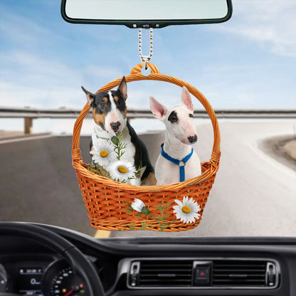 Bull Terrier Ornament God'S Present Car Hanging Ornament OO0964