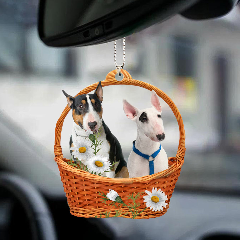 Bull Terrier Ornament God'S Present Car Hanging Ornament OO0964