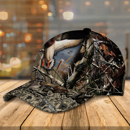 Personalized Name Duck Hunting Cap CA0001