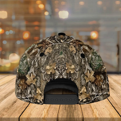 Personalized Name Deer Hunting Camp & Lodge Classic Caps CA0269