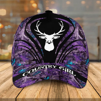 Country Girl Ball Cap Hunting Camo Baseball Cap I CA0391