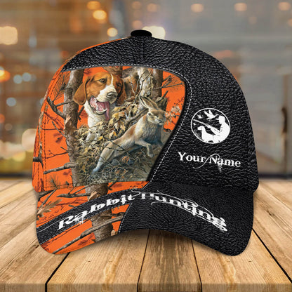 3D Classic Cap Beagle Hunting Personalized Name Cap 01 Lasfour CA1581