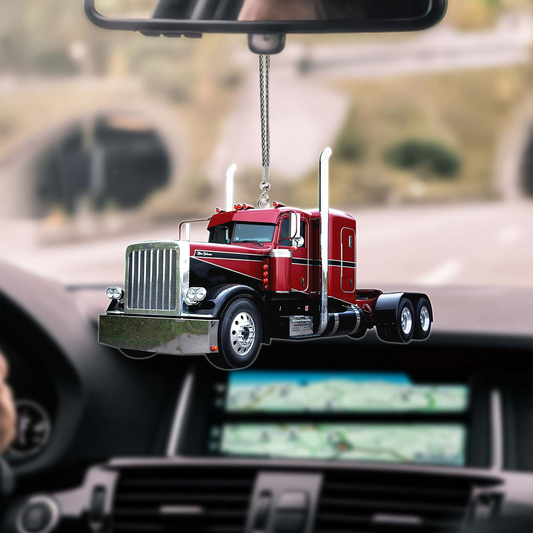 Red and Black Truck Car Hanging Ornament Lasfour OO0641