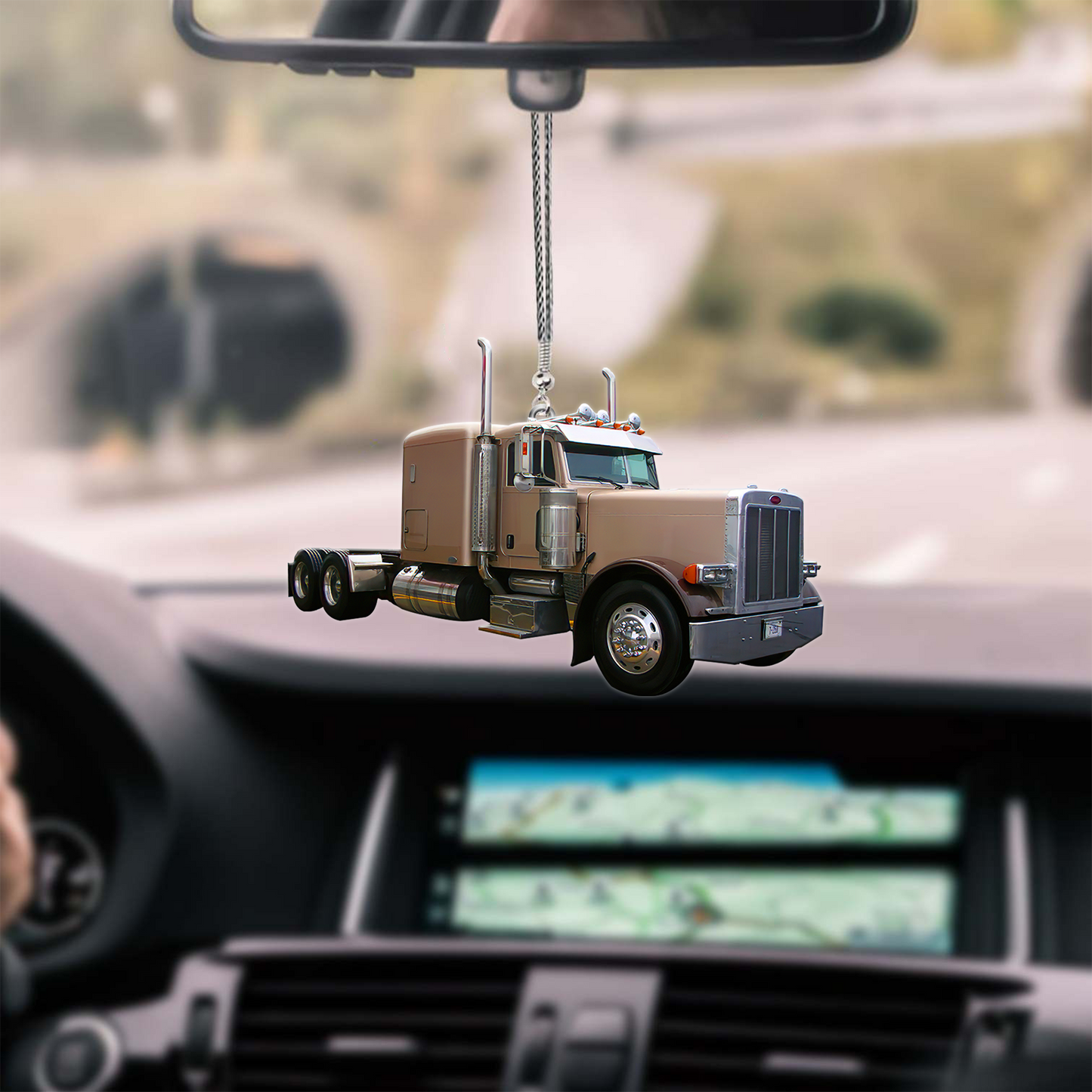 Lasfour Truck Car Hanging Ornament Truck Ornament For Trucker OO0638