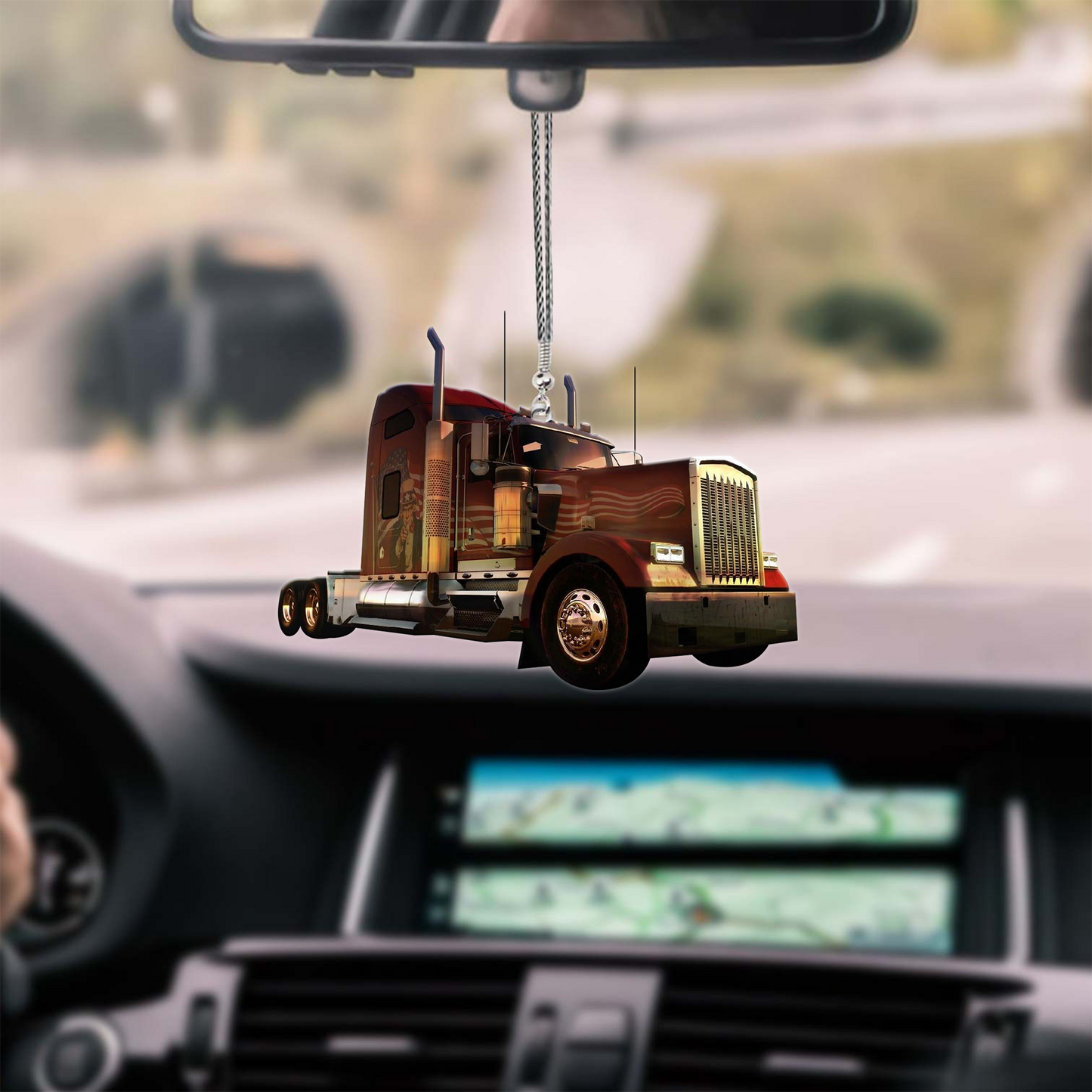 Lasfour American Truck Car Hanging Ornament OO0635