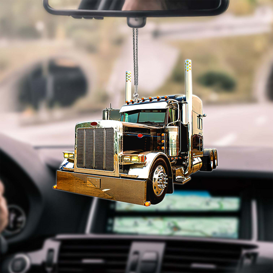 Lasfour Black Truck Car Hanging Ornament Trucker Ornament OO0622