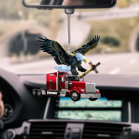 Lasfour Truck Car Hanging Ornament Truck Ornament OO0623