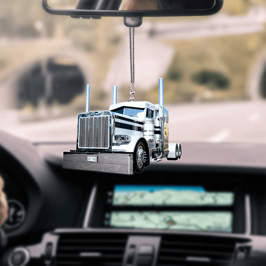 White Truck Car Hanging Ornament Lasfour OO0640