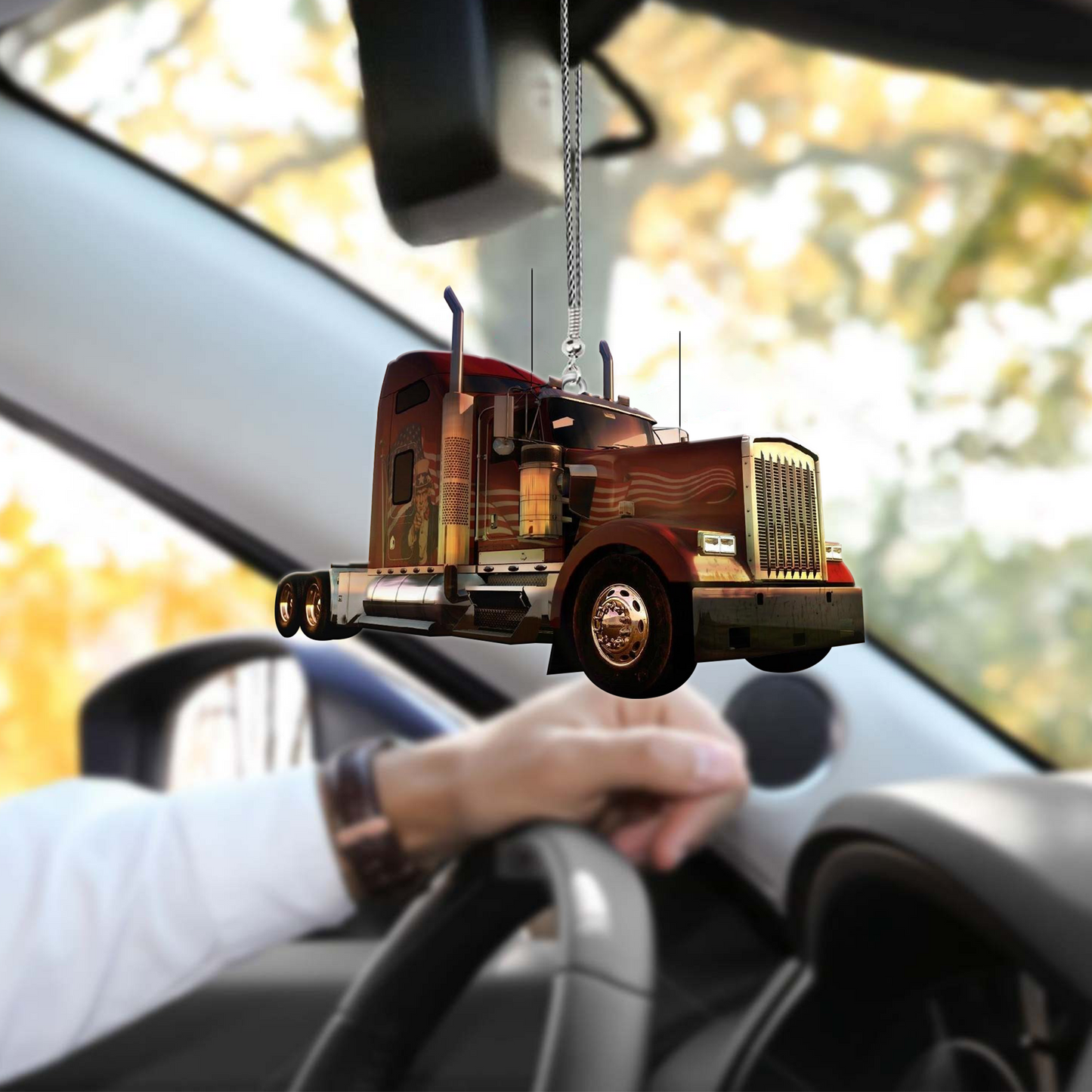 Lasfour American Truck Car Hanging Ornament OO0635