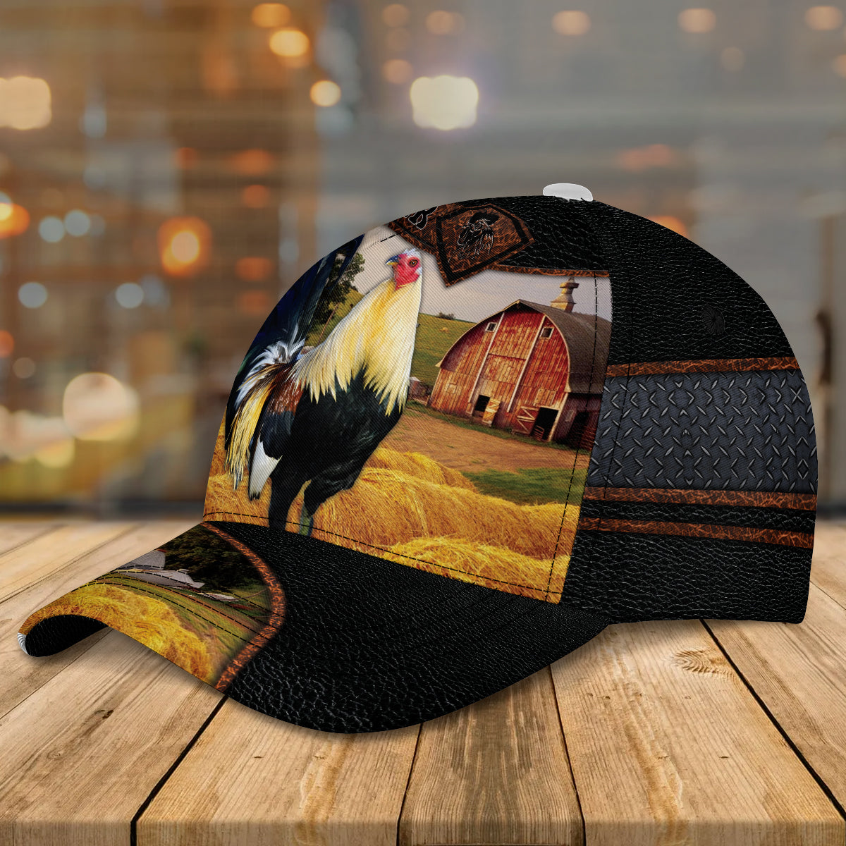 Personalized 3D All Over Print Rooster Cap Hat, Premium Rooster Leather Cap, Chicken Hat Cap CO0124