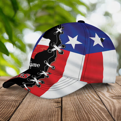 Custom 3D All Over Print Texas Roots Cap Hat, Eagle Texas Classic Cap, Baseball Texas Caps CO0386