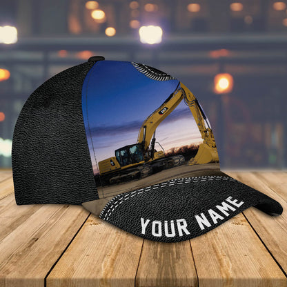 Personalized Excavator Heavy Equipment Cap, Gift For Excavator Man, Excavator Cap Hat CO0489