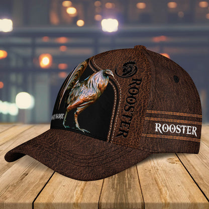 Custom 3D Full Printed Rooster Cap, Rooster Hat, Baseball Chicken Cap Hat For Farmer, Chicken Hat CO0533