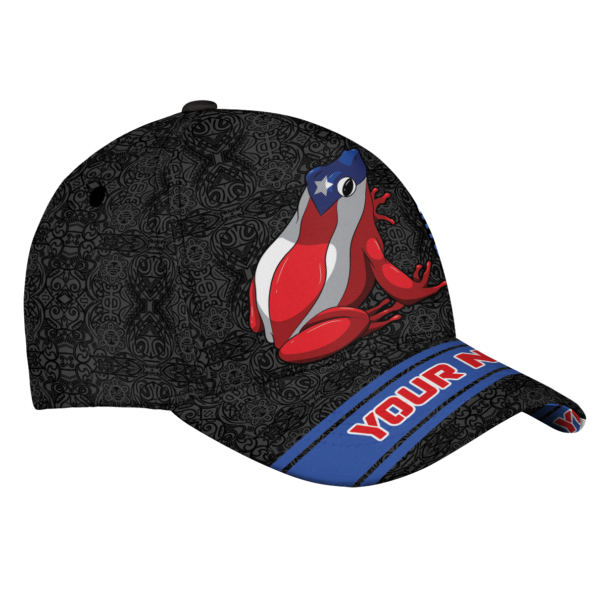 Personalized Puerto Rico Coqui Frog All Printed Classic Cap, Unisex Cap Hat For Puerto Rican CO0588