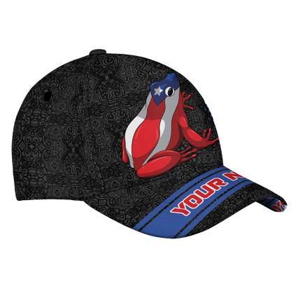 Personalized Puerto Rico Coqui Frog All Printed Classic Cap, Unisex Cap Hat For Puerto Rican CO0588