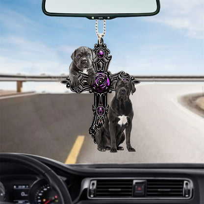 Cane Corso Pray For God Car Hanging Ornament Dog Pray For God Ornament Lasfour OO0760