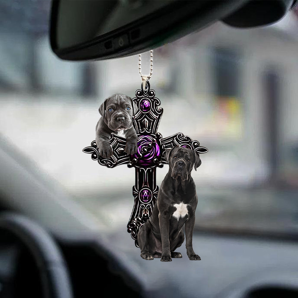 Cane Corso Pray For God Car Hanging Ornament Dog Pray For God Ornament Lasfour OO0760