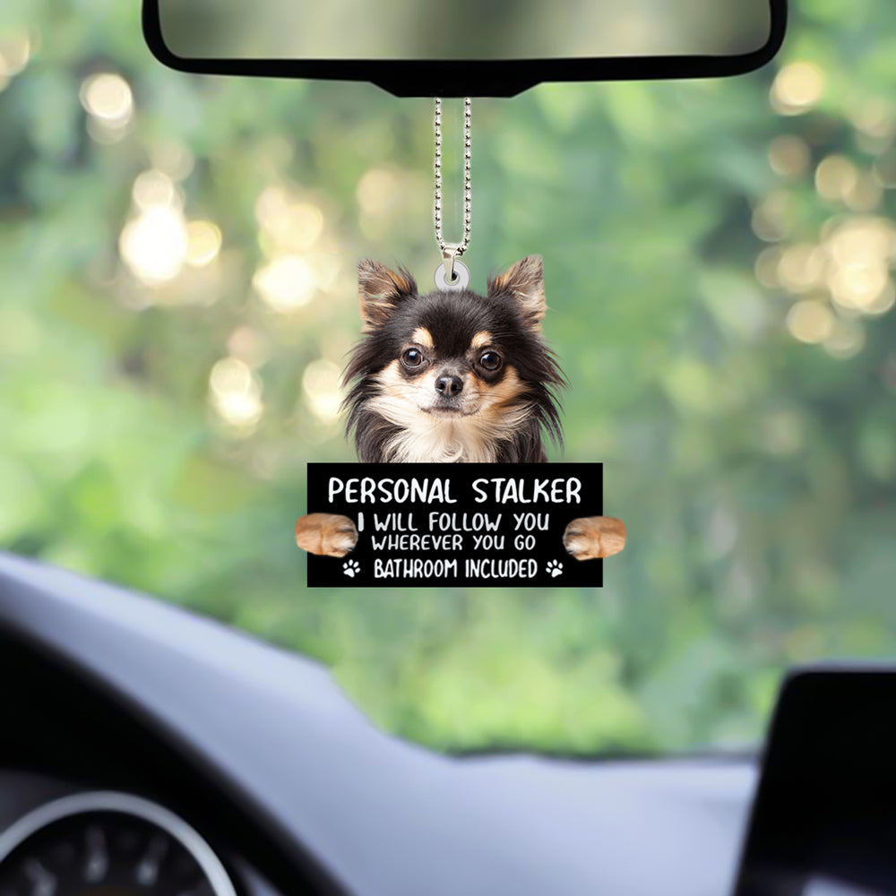 Chihuahua Personal Stalker Car Hanging Ornament Lasfour OO1037