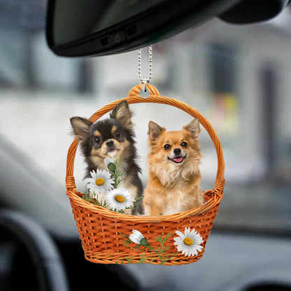 Chihuahua God'S Present Car Hanging Ornament OO0960