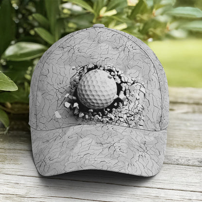 Golf Ball Breaking Pattern Baseball Cap Lasfour CO0935