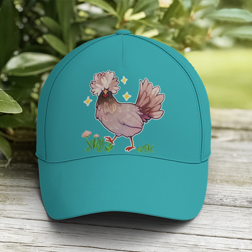 Funny Chicken Rooster Countryside Baseball Cap Lasfour CO0917