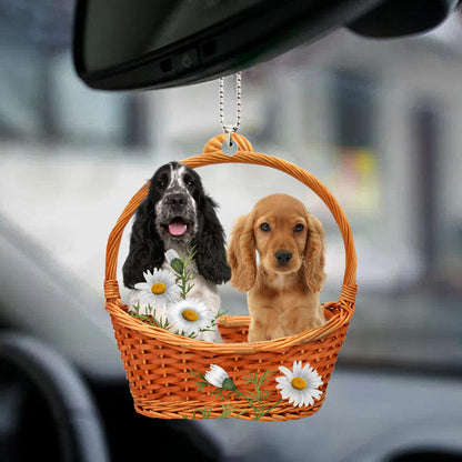 Cocker Spaniel Ornament God'S Present Car Hanging Ornament OO0958