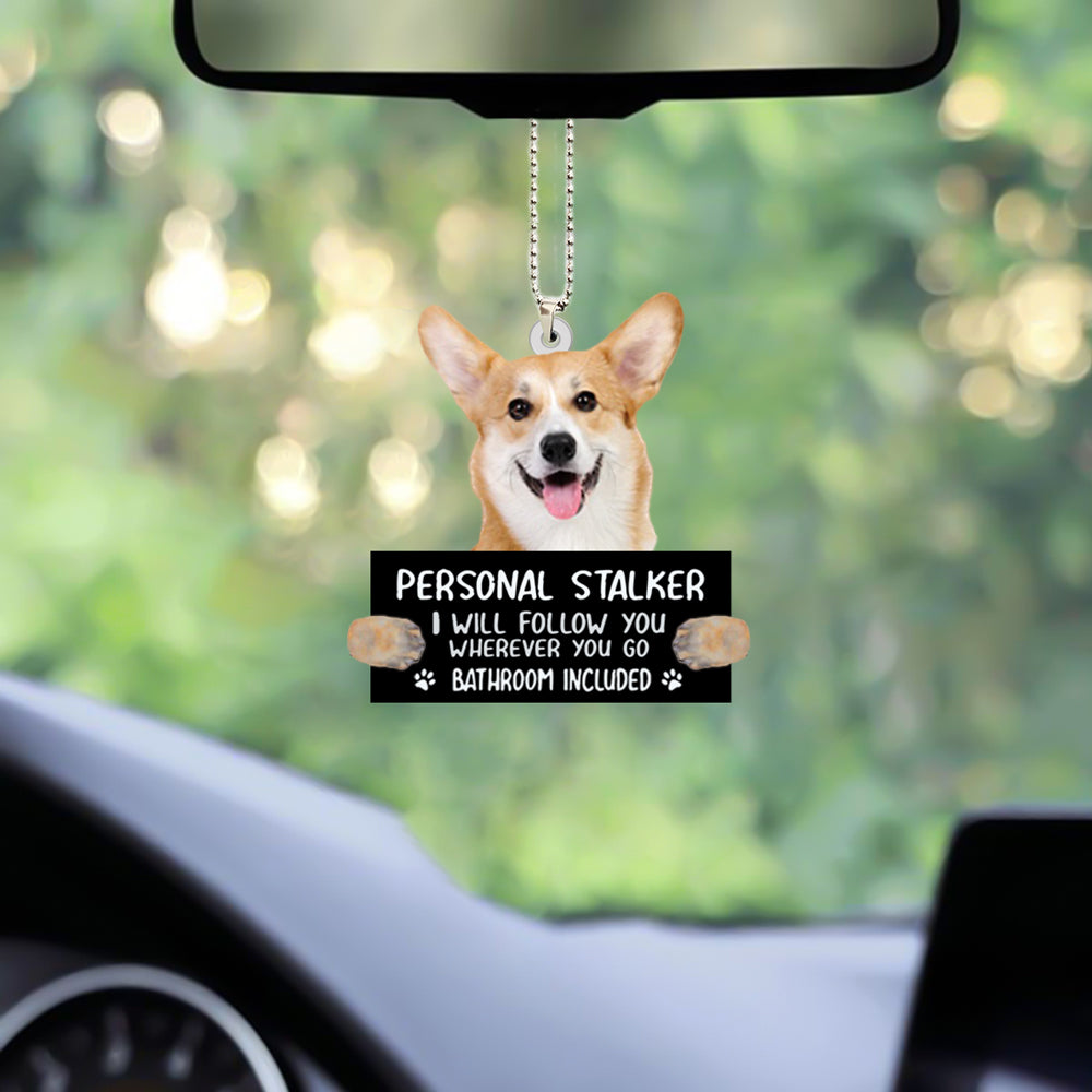 Corgi Best Ornament Personal Stalker Car Hanging Ornament SO1503