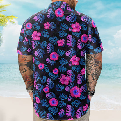 Custom Big Face Funny Photo Tropical Hawaii For Men, Women - Custom Photo Hawaiian Shirts HA0120