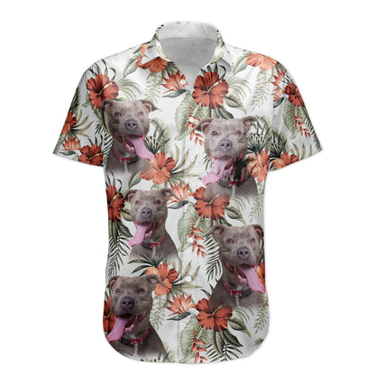 Custom Face Funny Photo Aloha For Pet Lovers - Custom Photo Hawaiian Shirts HA0036