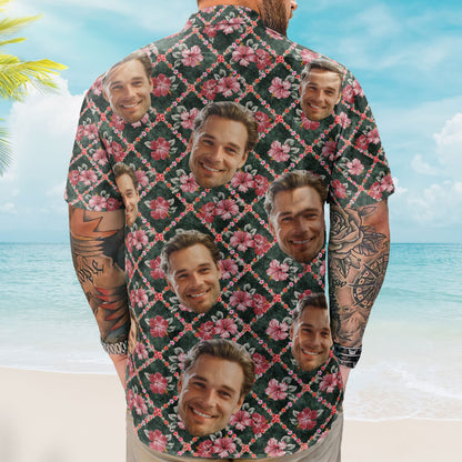 Custom Face Funny Photo For Family, Friends, Pet Lovers - Custom Photo Hawaiian Shirt HA0045