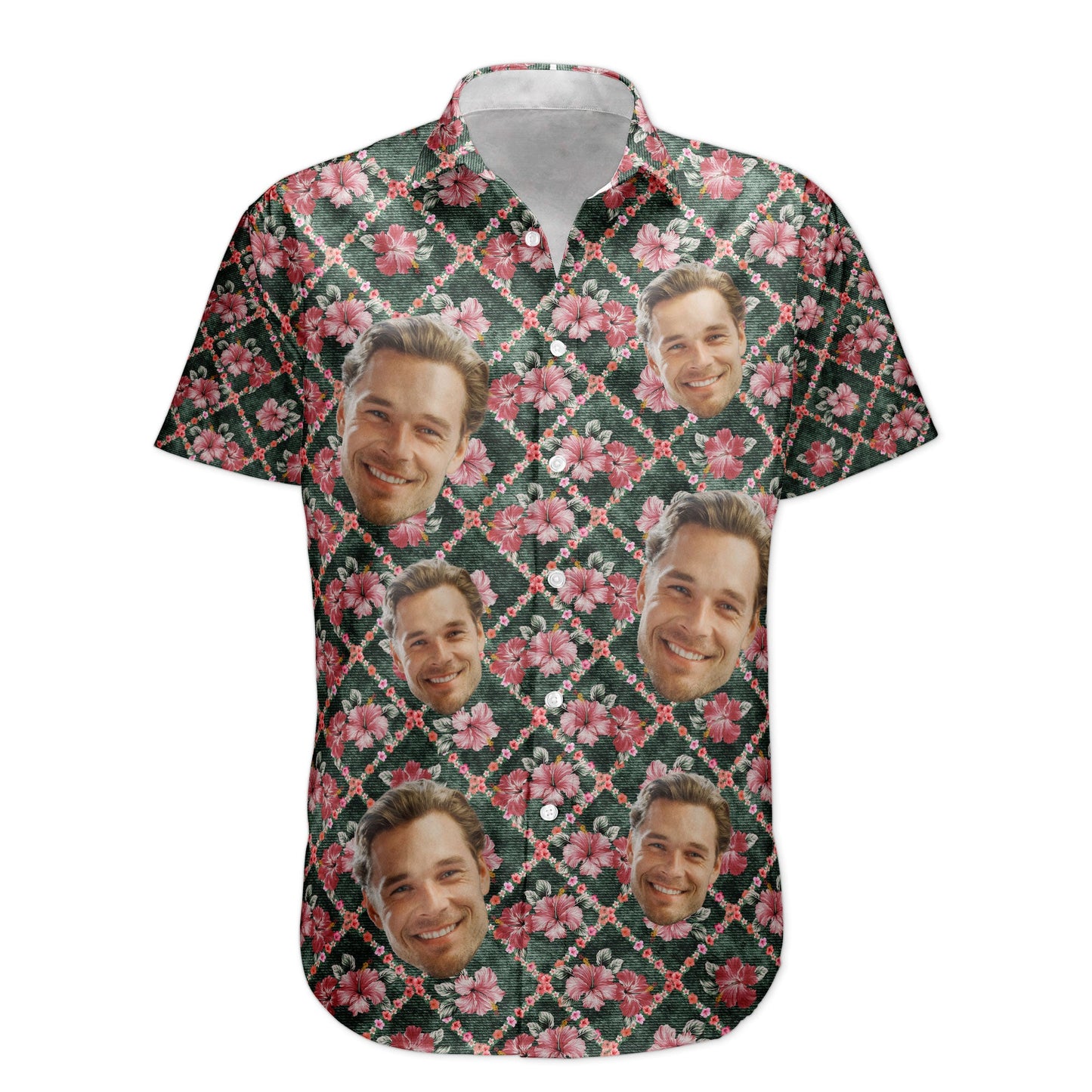 Custom Face Funny Photo For Family, Friends, Pet Lovers - Custom Photo Hawaiian Shirt HA0045