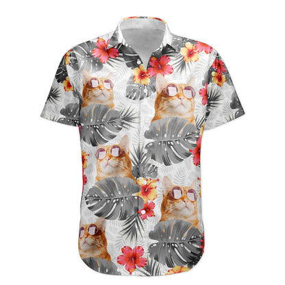 Custom Face Funny Photo Tropical Aloha For Pet Lovers - Custom Photo Hawaiian Shirts HA0066