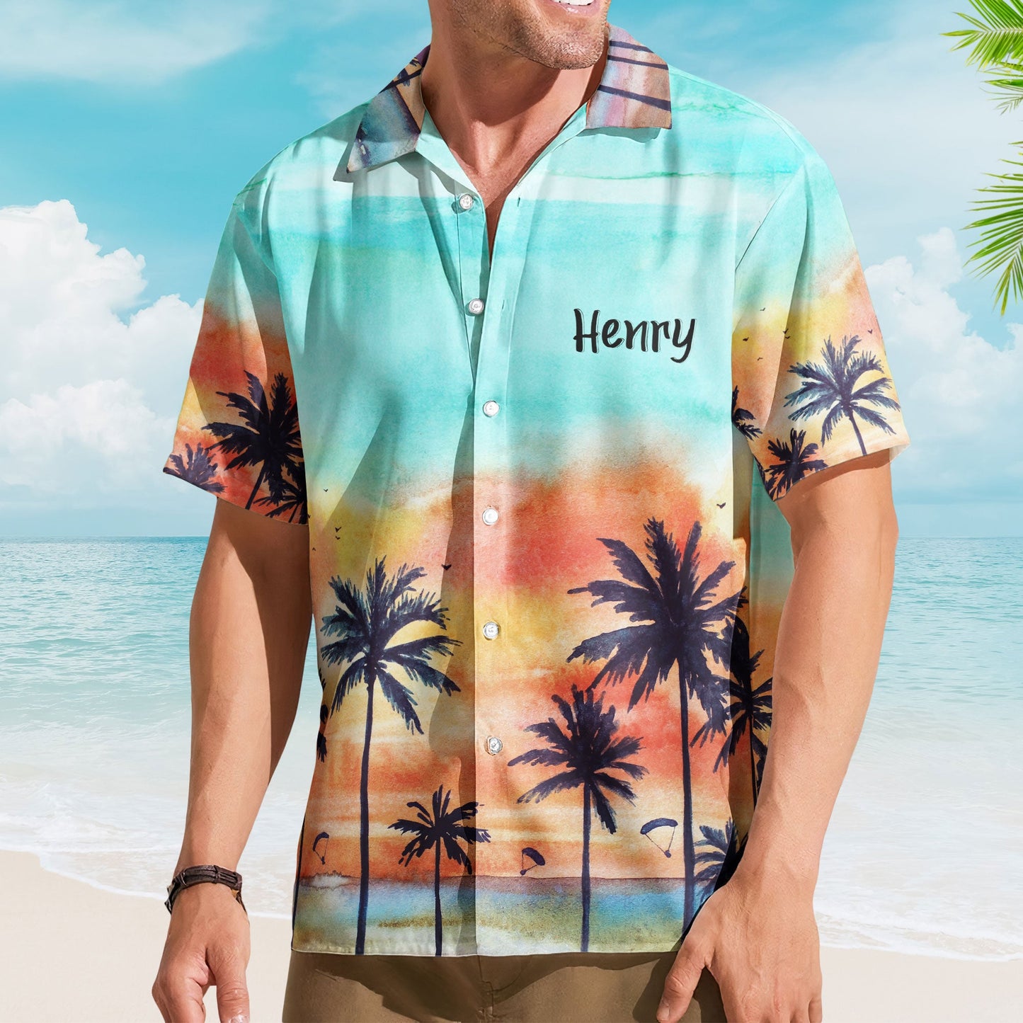 Custom Photo Family Vacation - Personalized Photo Hawaiian Shirt HA0081