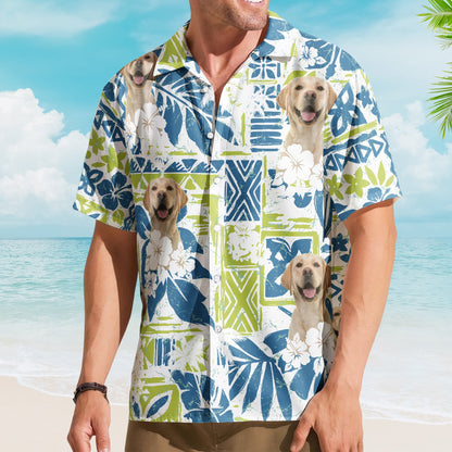 Custom Photo Funny Pet Family Friends Summer Tiki Bar - Custom Photo Hawaiian Shirts HA0123