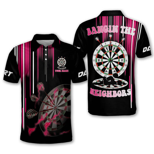 Lasfour Pink Sexy Dart Board Personalized Name, Team Name 3D Shirt DMA0018