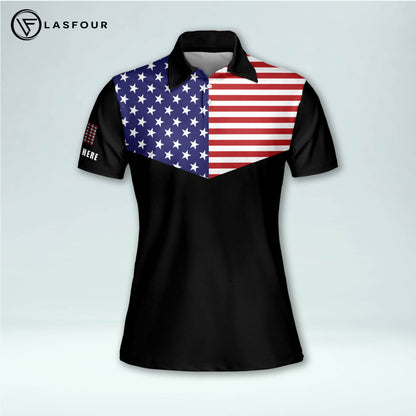 Custom American Bowling Shirts Women BW0115