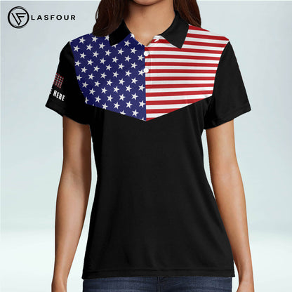 Custom American Bowling Shirts Women BW0115