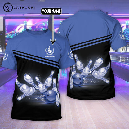 Custom Bowling Tshirts for Bowling Lover BWT0002