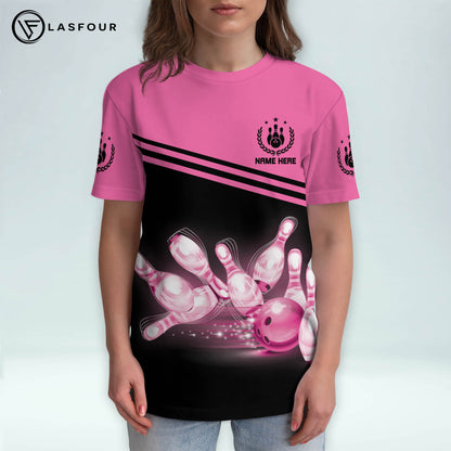 Custom Bowling TShirts for Women BWT0001