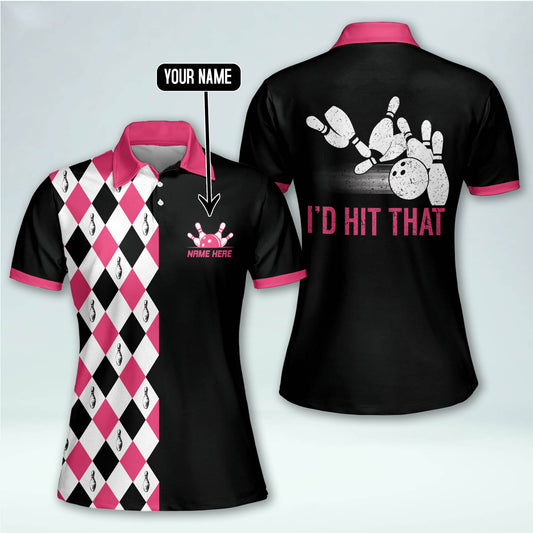 I'd Hit That Womens Bowling Shirts BW0103