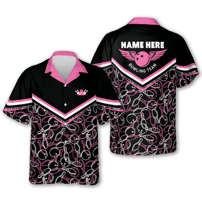 Custom Bowling Hawaiian Shirt For Women HW0175