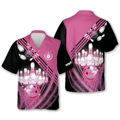Custom Bowling Hawaiian Shirt For Women HW0176