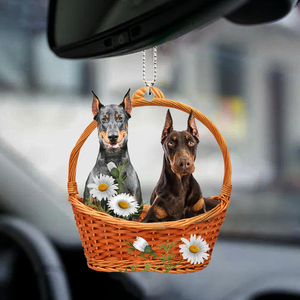 Doberman God'S Present Car Hanging Ornament Auto Ornaments OO0956