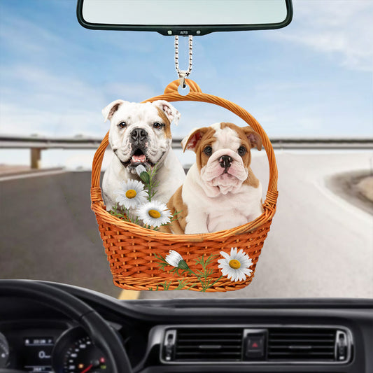 English Bulldog Ornaments God'S Present Car Hanging Ornament OO0955