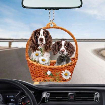 English Springer Spaniel God'S Present Car Hanging Ornament OO0954